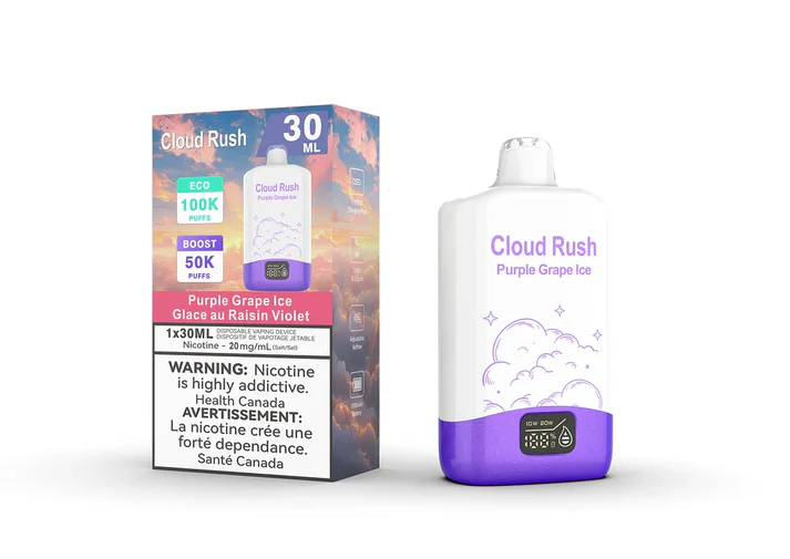 Cloud Rush 100K Purple Grape Ice