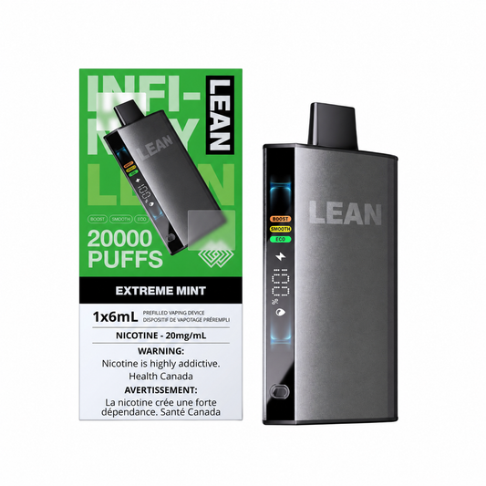 Infinity Lean 20K Extreme Mint disposable vape