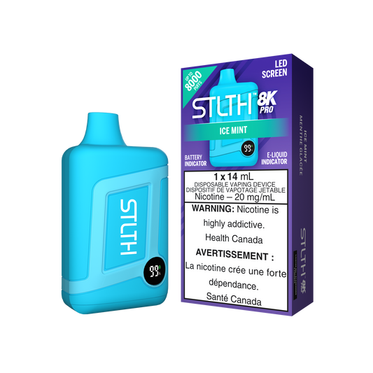 STLTH 8K PRO Ice Mint disposable vape